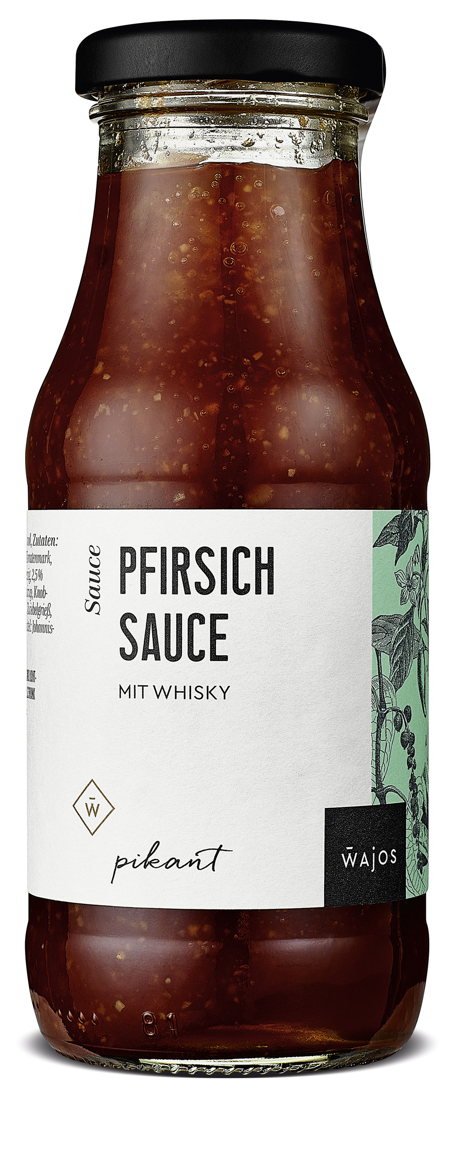 Pfirsich Sauce mit Whisky