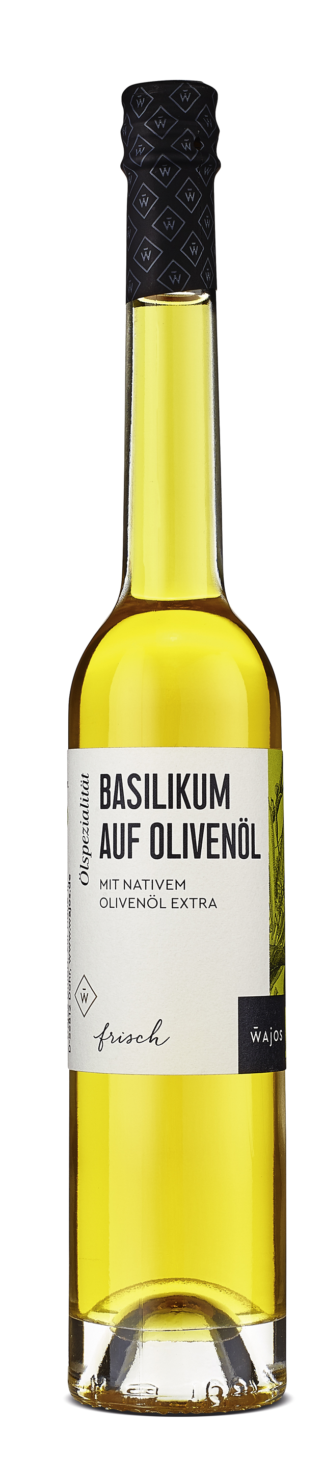 Basilikum auf Olivenöl